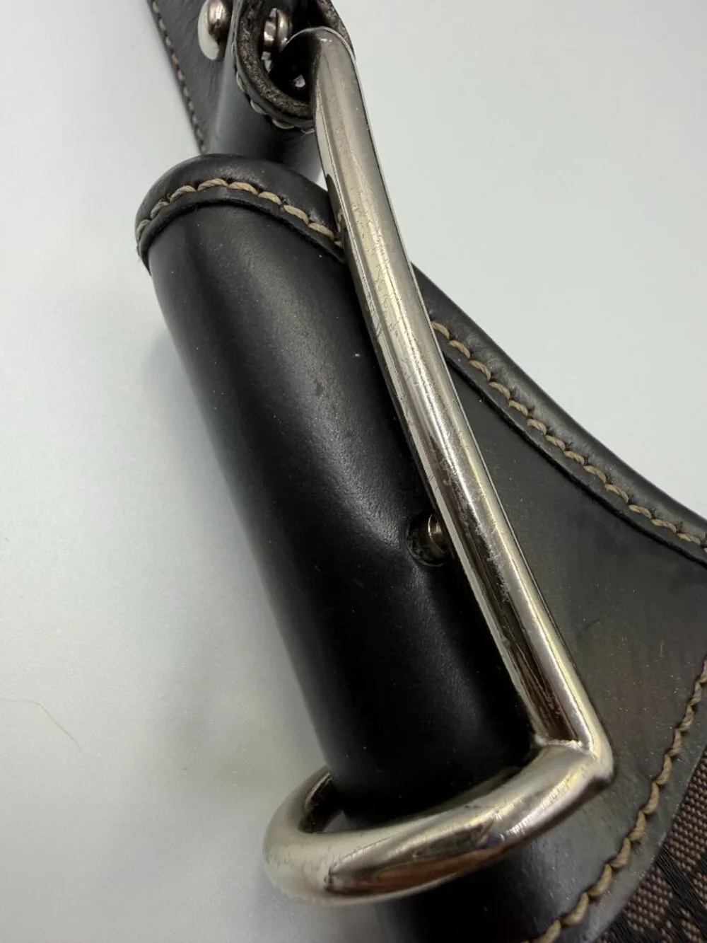 Vintage Dooney & Bourke Signature Black Hobo Bag